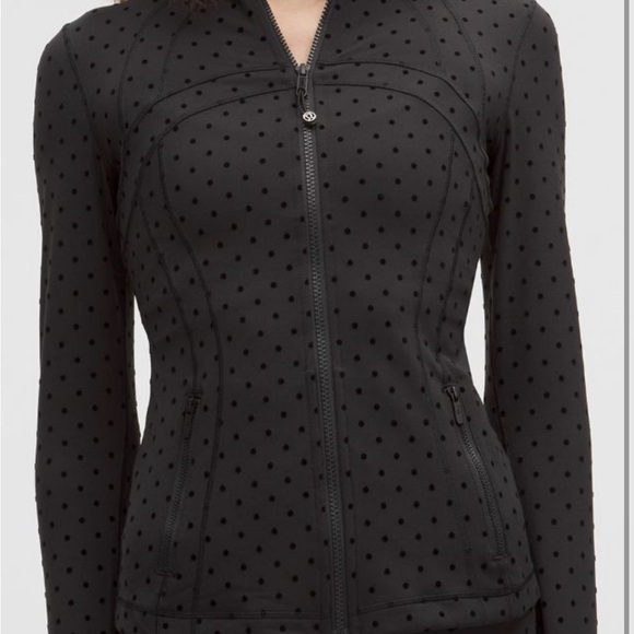Lululemon Women's Define Jacket Polka Dot Nulu Flocked NWT - Picture 2 of 5